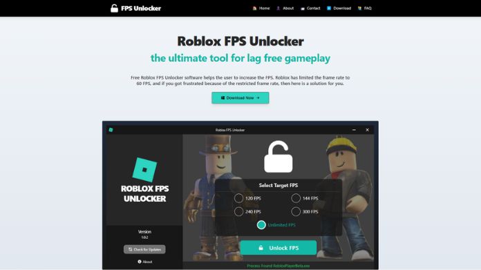 roblox fps unlocker