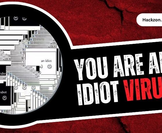 you are an idiot virus