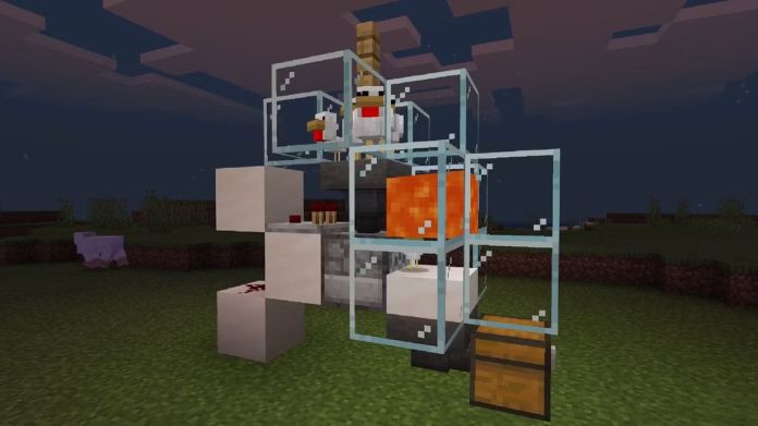 minecraft chicken farm