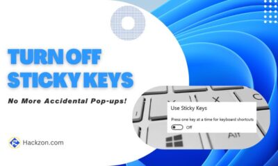 turn off sticky keys